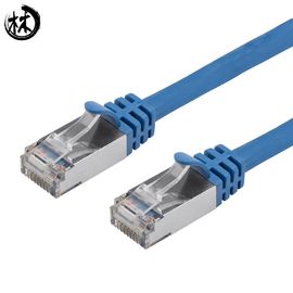 Blaue kundengebundene Länge Verbindungskabel-Kabel HDPE Isolierungs-LSZH/PVC Jacke