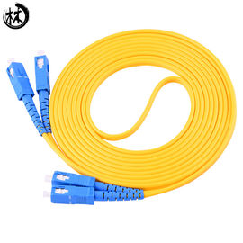 5M SC/UPC-SC/UPC Faser-Optik-Ethernet-Kabel-gute Haltbarkeit für Telekommunikation