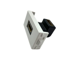 Hochauflösende Ethernet-Kabel-Zusätze HDTV-Ellbogen-Modul-Sockel-Frontplatte