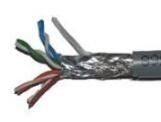E- Helles abgeschirmtes reines Kupfer des SFTP-Innen-Netz-CAT6 Kabel-STP für Verkabelungssystem