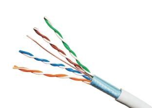 250MHz entblößen kupfernes UTP-Ethernet-Kabel, Rolle 23AWG der UTP-Kabel-Katzen-6 305M