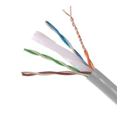 Hochgeschwindigkeits-Kabel PVC des Netz-CAT6, LSZH-Jacke 0.57mm 23AWG