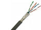 Mehrfarben-CAT7 abgeschirmte SSTP PVC-Netz-Kabel HDPE Isolierungs-Länge 0.5m/1m/2m/3m/5m