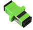 Grünes Adapter PVCs der Faser-Optikzusatz-Sc/Acp materielles Maß 32MM