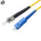 SC-ST UPC SX Faser-Optikverbindungskabel 3M fertigte Länge/Kabel-Durchmesser besonders an