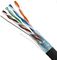 24AWG entblößen kupfernes Netz-Kabel, Freileitungs-Kabel-Grau/Blau Utp Cat6