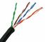 Twisted- pairoptionale Farbe des Hochfrequenz-Cat5e PVC-Netz-Kabel-4P