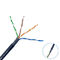 4 Paare 24 UTP Cat5e wasserdichte Ethernet-Kabel AWG-Lehre 1000FT im Freien im Freien