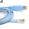 Blaues USB RJ45 zum Kabel wesentliches Accesory für Netgear, Linksys-Router und Schalter